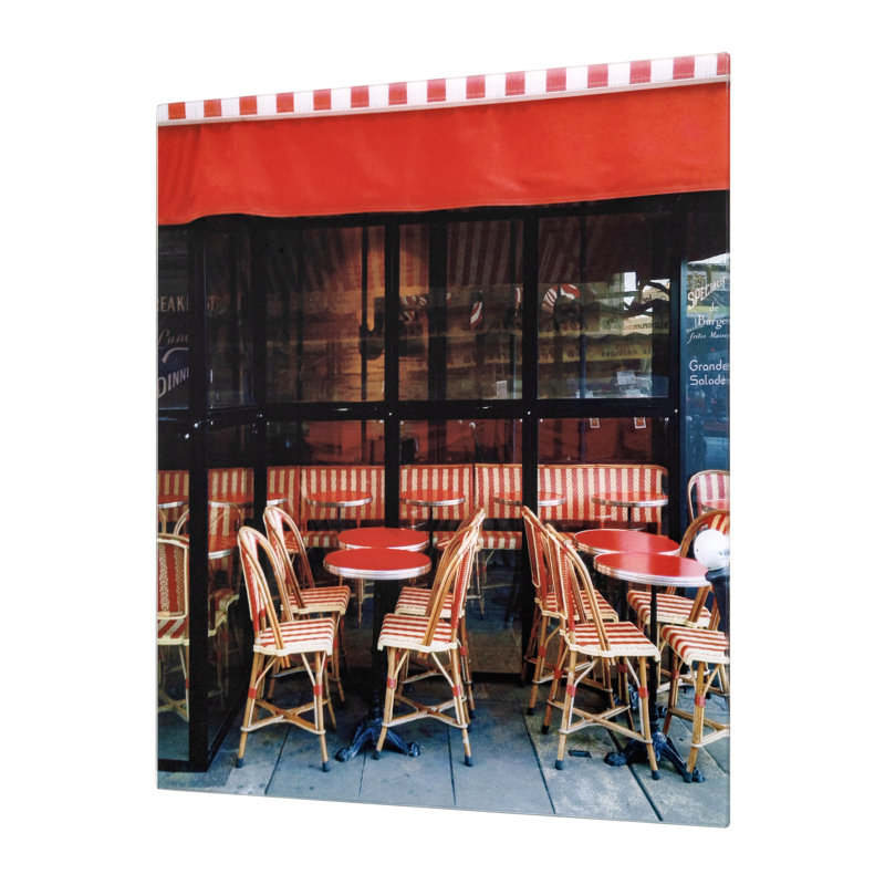 Red Bistro Ii - Wall Art