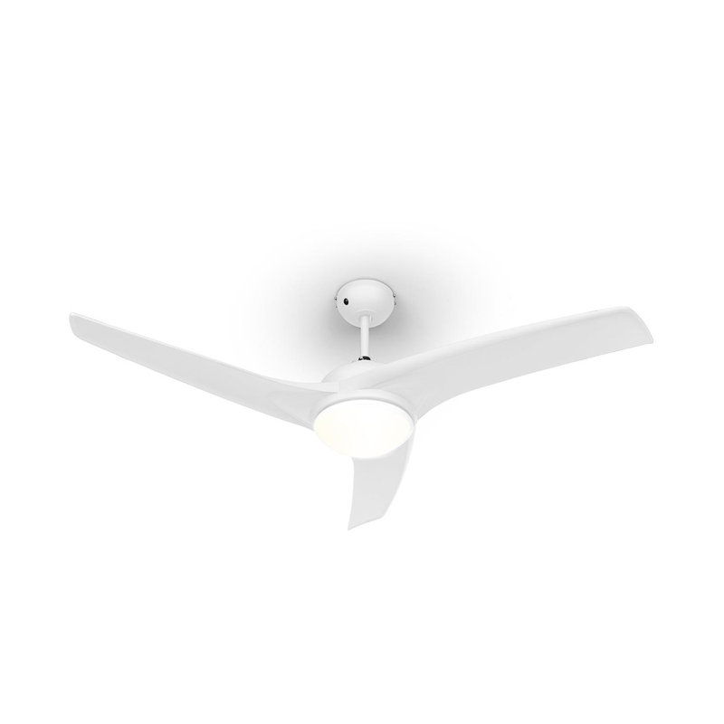 132cm Ceiling Fan with Light Kit, White