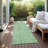 Washable Floral Indoor / Outdoor Rug-1216344326