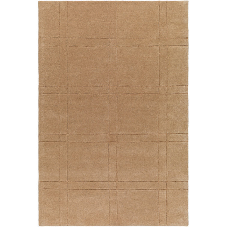 Sioeli Tan Hand Tufted Area Rug
