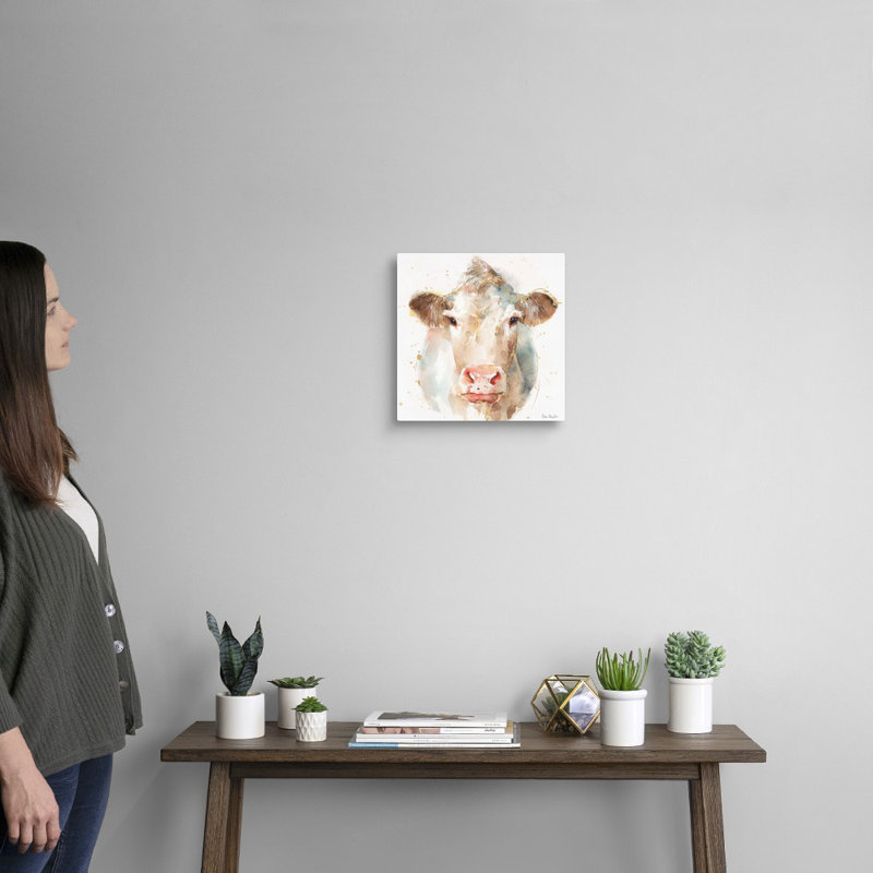 «Farm Friends II», art mural sur toile, Toile tendue, H 12 po x l 12 po x P 1 po