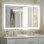 Miroir de salle de bain / meuble-lavabo Martrez