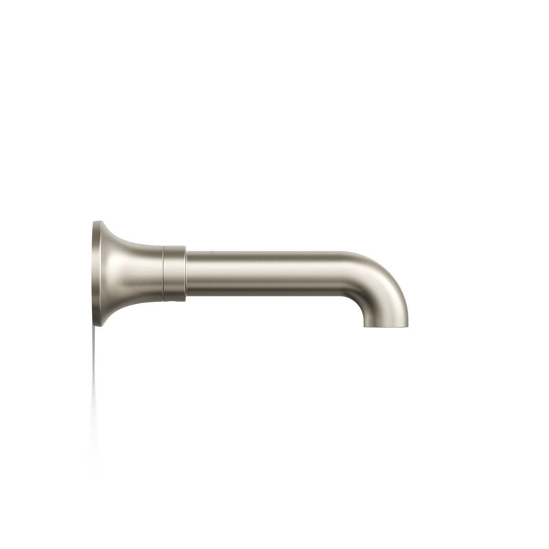 Tone Wall-Mount Non-Diverter Bath Spout, Vibrant Brushed Nickel