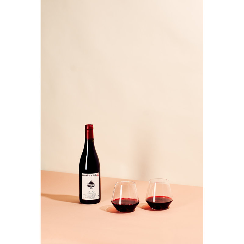 Monti Crystal Stemless Wine Glass
