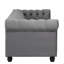 Canapé Chesterfield en velours à accoudoirs roulés 82 po Étienne-528821168