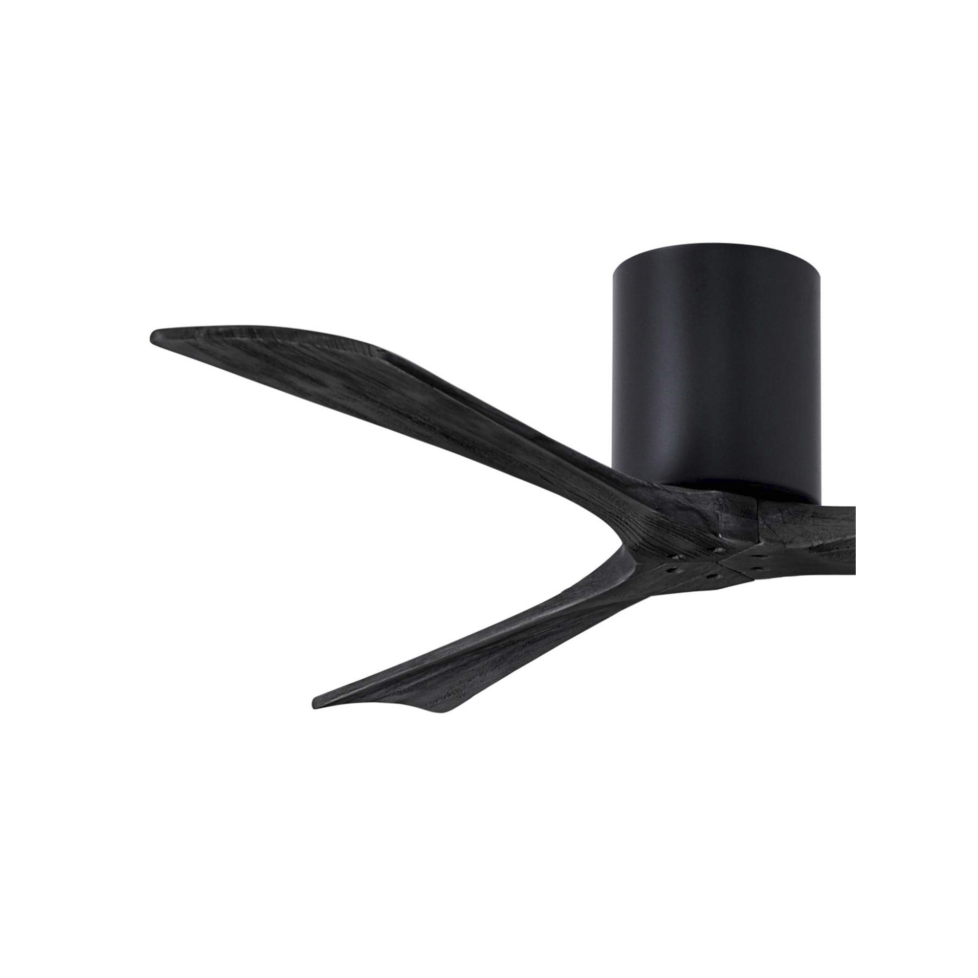 Olivier 3 Blade Ceiling Fan, Matte Black, Matte Black, 52"