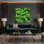 "Watercolor Botanical 64", art mural sur toile verte-839144259