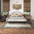 Anguilla Arched Metal Platform Bed-242347756-242347763