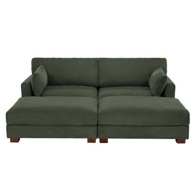 Stoneville Corduroy Sectional Symmetrical