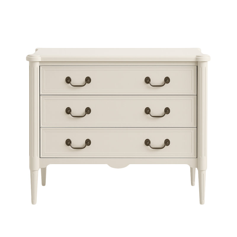 Doniesha Chest With Drawers, Antique White, White