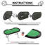 Table de poker ovale avec pieds pliables, table de poker Texas Holdem Blackjack avec support, table de jeu de casino pour 10 joueurs