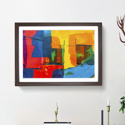 Abstract Art Painting Vol.42 by S.Johnson - Framed Print