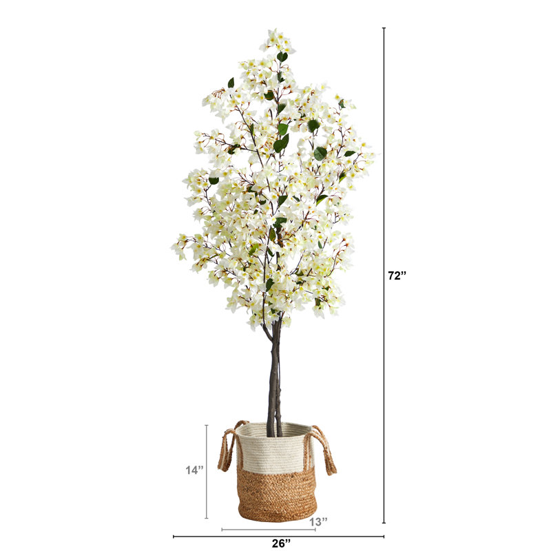 Arbre artificiel 72 po Argent, Rose