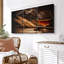 "Cigare rustique et whisky" sur toile-98978849