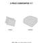 Édredon en coton chenille - très grand / très grand, 2 taies décoratives assorties, très doux, rembourré, élégance moderne-124754827-124754824