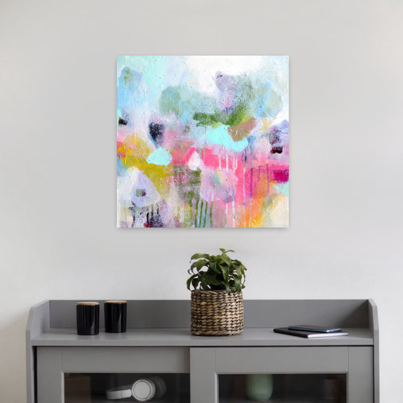 Ada, art contemporain abstrait, H 18 po x l 18 po