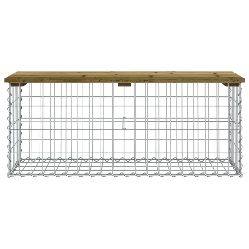 Banc de jardin vidaXL, Bois Douglas, 16.5" H x 40.6" W x 12.4" D