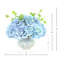 Arrangement floral d'hortensia Keenum dans un vase-1856787030