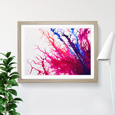 Abstract Coral Reef Art - Single Picture Frame Print