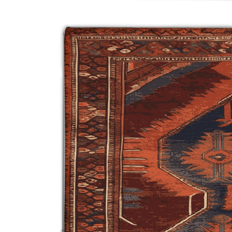 Turkish Black Indoor and Outdoor Area Rug, Rectangle 8' x 10'