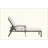 Patio Chaise Lounge with Adjustable Backrest, Durable Cross Weave Outdoor Recliner Chair Equipped with Smooth Rolling Wheels-413350975