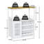 Cabinet/Enclosed Storage Wine Bottle Rack White