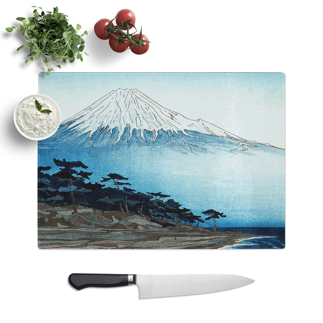 Tempered Glass View of Mt. Fuji by Tsuchiya Koitsu Chopping Board