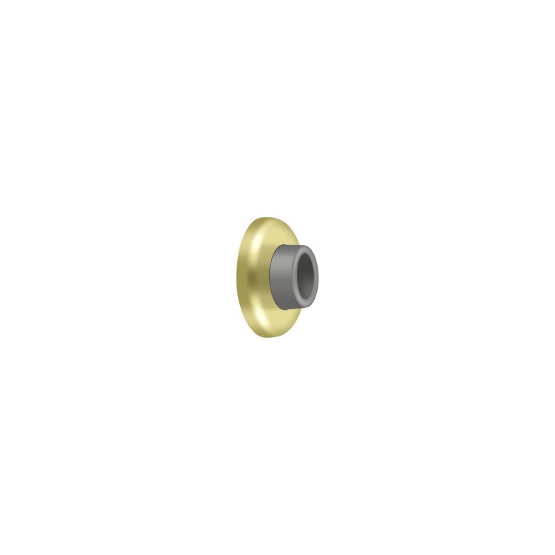 Door Stop, Polished Brass