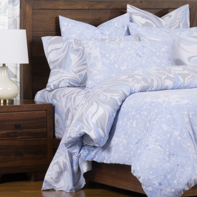 Polyester Satin Abstract Duvet Cover & Insert