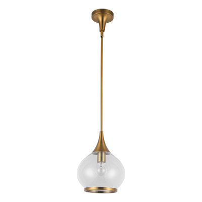 Luminaire suspendu géométrique 1 lumière Hazel