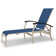 Askar Outdoor Rust-Resistant Metal Chaise Lounge