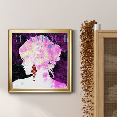 Glamour - cadre photo, impression sur toile