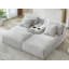 Chaise longue double en velours côtelé-1577590662