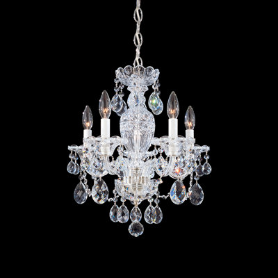 Sterling 5 - Light Glass Chandelier