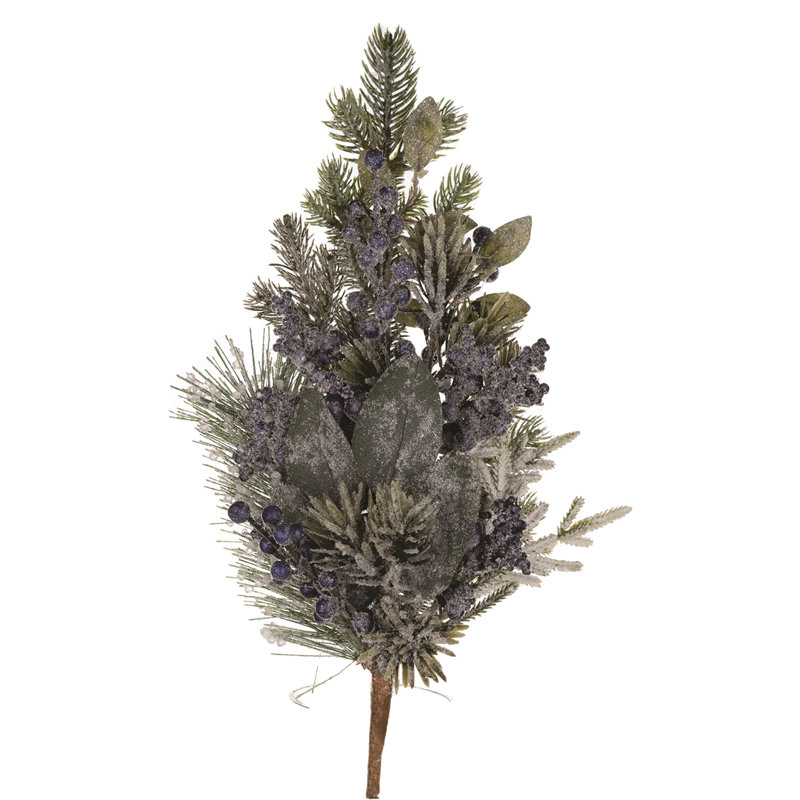 Jet de pin givré bleuet (ensemble de 2)