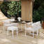 6 - Person Patio Dining Set with Square Table