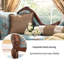 Chaise longue confort intérieure avec repose-pieds rembourré en bois massif-101105815