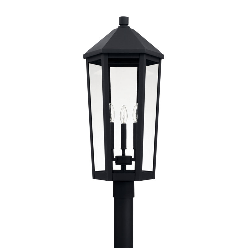 Marcotte Transparent Lantern Head, Black