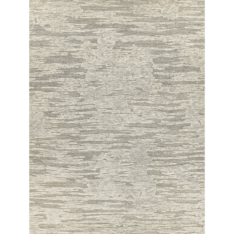 Calibre Handmade Wool Abstract Area Rug, Rectangle 6' x 9'