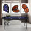 Table de poker pliante Raychee de 71 po avec accoudoirs confortables et porte-gobelets 