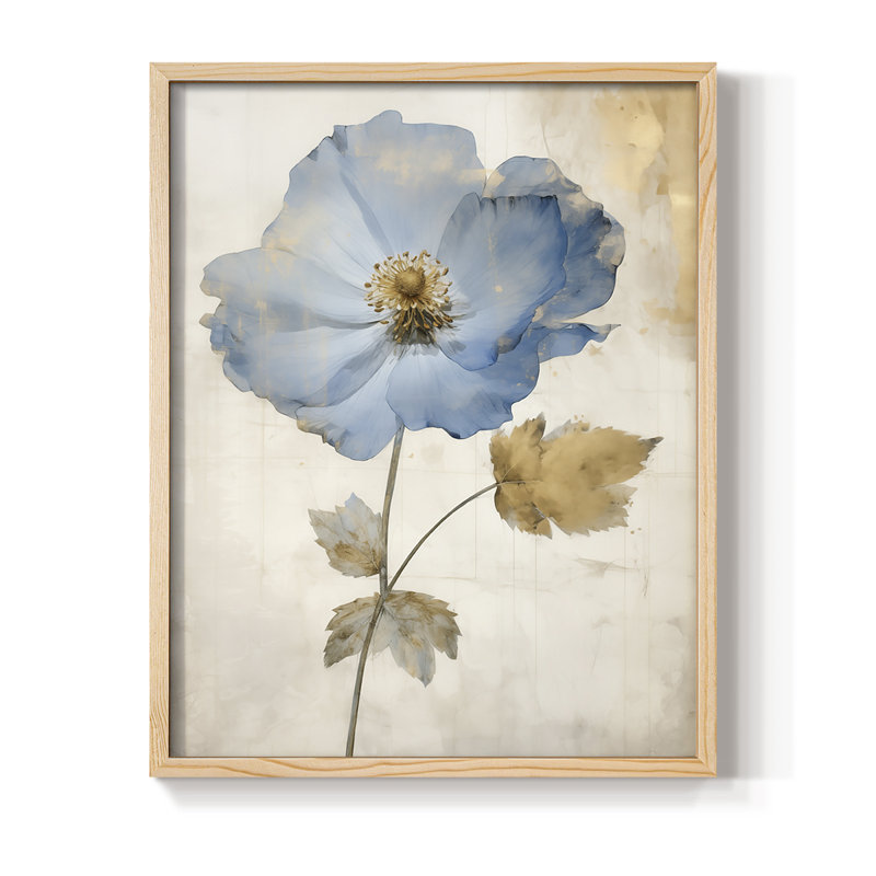 "FLORAL Series LII", H 11 po x l 9 po