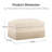 Leopard Print Chenille Ottoman - Soft, Elegant, And Versatile For Modern Living Spaces-23499706