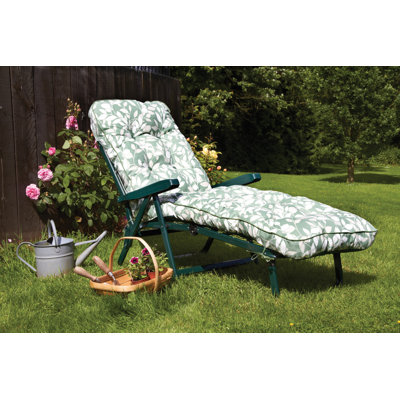 177cm Long Reclining Single Chaise with Cushions