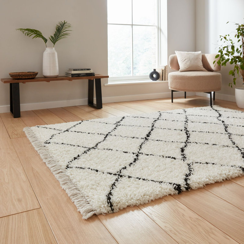 Boho Lavenia Machine Woven Area Rug, Rectangle 5'3" x 7'6"