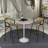Heatherton Modern Bar Height Dining Table with Resin Top and Steel Pedestal Base Kitchen Table Seats 2-6 Person-1230483997-1208304110