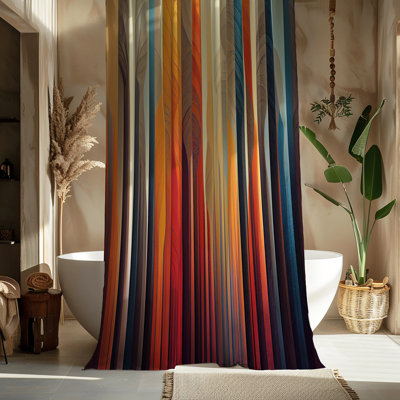 Wispy Stripes Shower Curtain