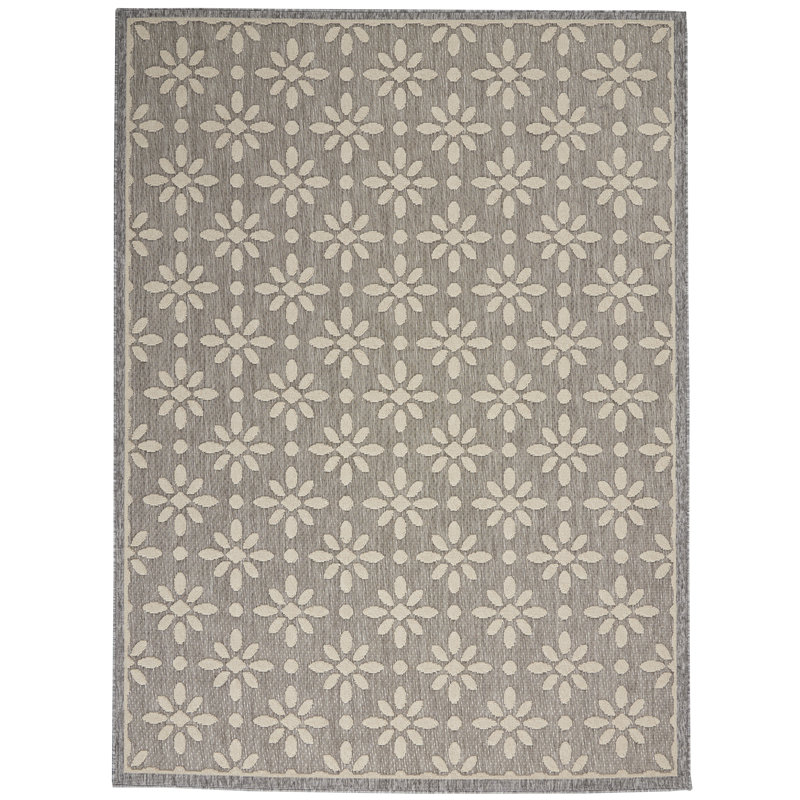 Cozumel Floral Area Rug, Rectangle 122 x 183cm