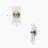 Daine 2-Light 8'' W Crystal Gold Glam Wall Sconce