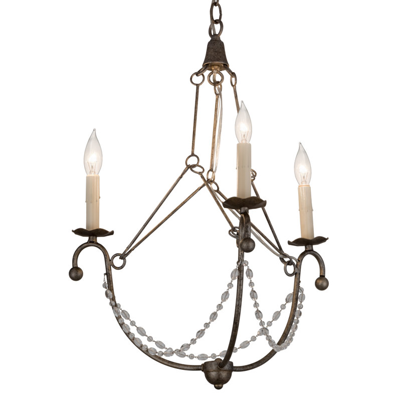 Kaitlynn 3 - Light Dimmable Geometric Chandelier