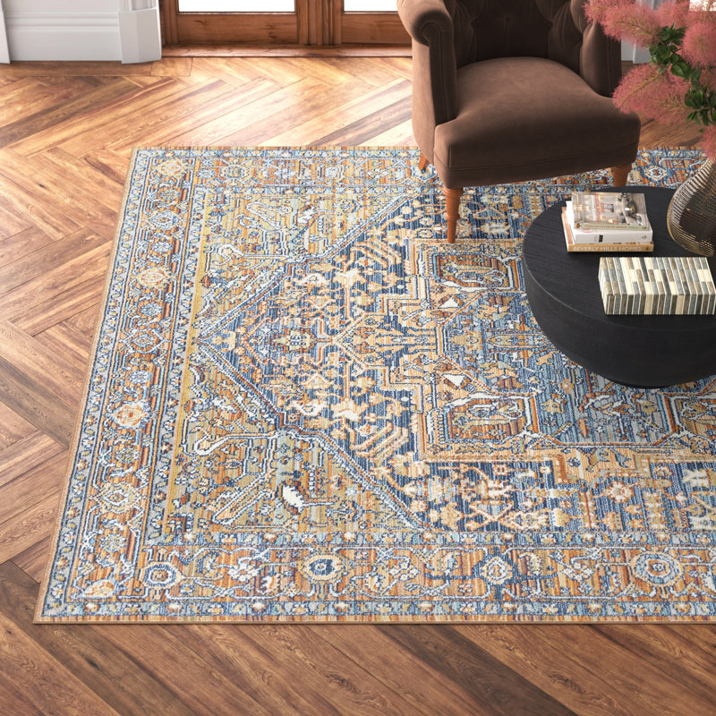 Soloman Oriental Indoor / Outdoor Rug, Rectangle 8'10" x 12'